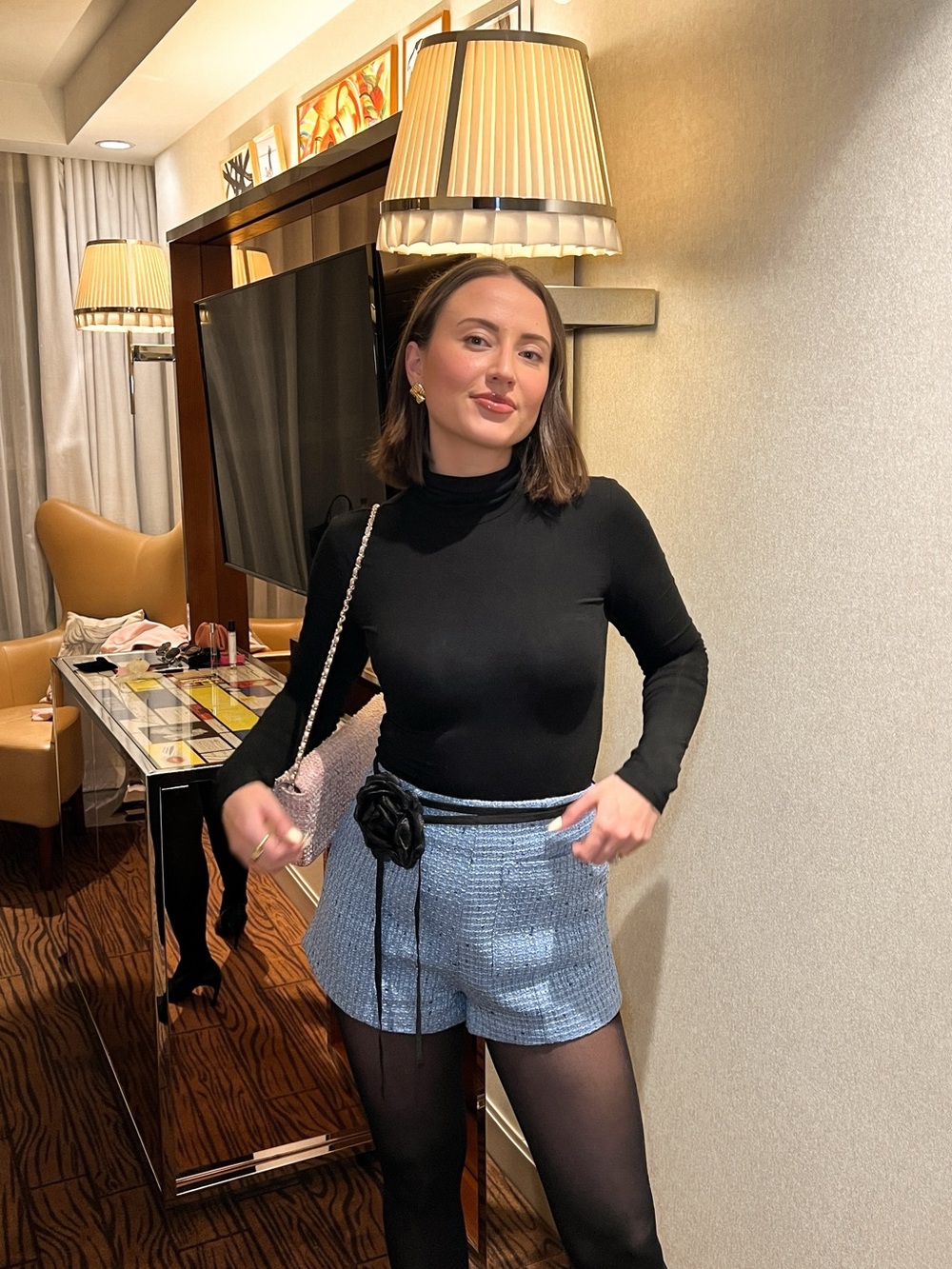 Tweed shorts